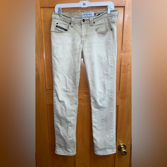 Empyre surplus jeans women’s 32 tan/beige Skeletor Skinny skater streetwear​​​​ - Picture 1 of 5